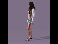 Leah posing al3d cinematic studio 3danimation cinematic metaverse thirdperson ue5 walking