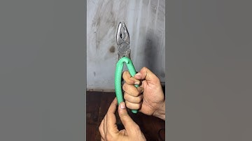 Be sure to remember this trick!! How easy is it to make spring handles on pliers? #shortsfeed