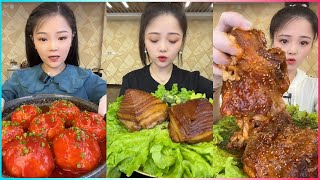 ASMR CHINESE MUKBANG FOOD EATING SHOW 요리 먹방 :) 이거 맛있네? 칼비빔국수 #18