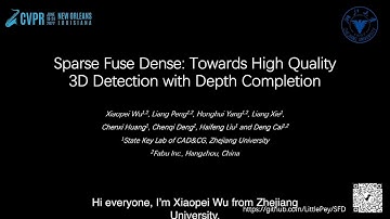 Sparse Fuse Dense: Towards High Quality 3D Detection with Depth Completion | CVPR 2022