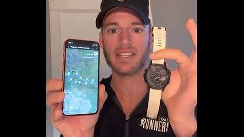 Garmin connect course sent to watch