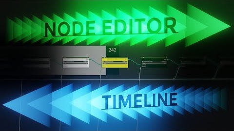 blender Add-on: Node Editor Timeline