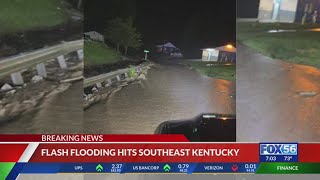 Houses washed away, residences stranded in southeastern Ky. floodwater