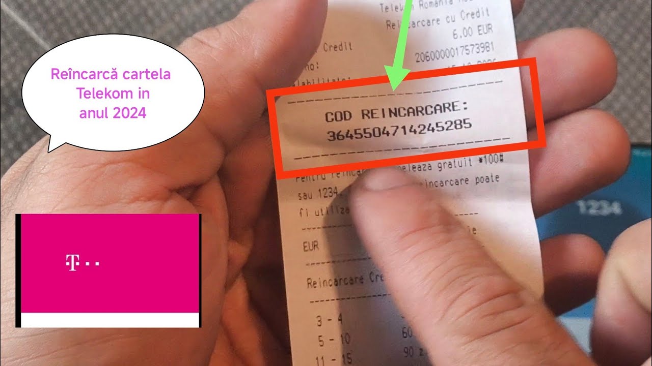 Cum sa mi reincarc cartela Telekom in anul 2024? - YouTube