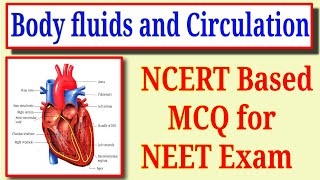 Body fluids and circulation class 11 important mcq for neet exam