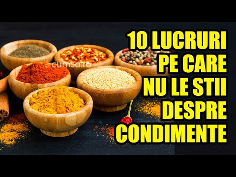 Video: 10 Condimente Utile