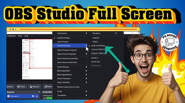 Hoe krijg je het volledige scherm in OBS Studio | Duidelijke preview en opname (2025)