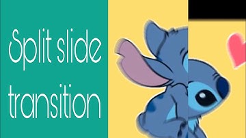 SPLIT SLIDE TRANSITION (videostar tutorial)