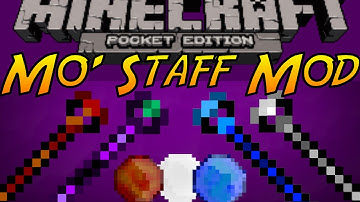(0.9.0/0.9.4)Minecraft Pocket Edition-Mo Staff Mod-Mod Showcase
