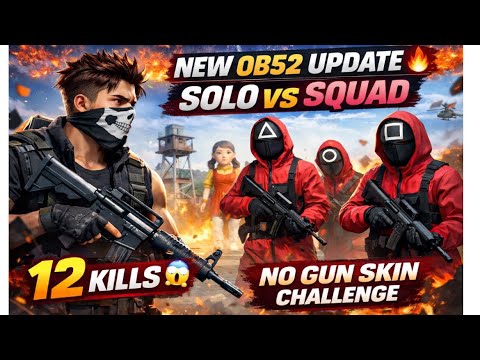 Ob52 Update 🔥 NEW OB52 UPDATE SOLO vs SQUAD GAMEPLAY 🔥 - YouTube