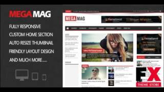 Preview Megamag - Responsive News and Magazine Template TFor
