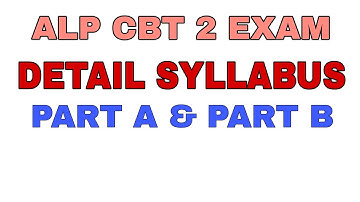 RRB ALP & TECHNICIANS CBT2||DETAIL SYLLABUS||PHYSICS MATH TRADE ||ELECTRICIAN WIREMAN TRADE SYLLABUS