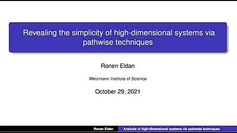 Ronen Eldan - Weizmann Institute of Science