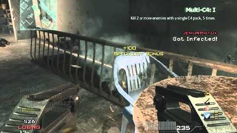 bullet-on_fire12 C4 MULTI KILL INFECTED - MW3 Game Clip