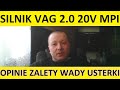 Silnik VAG 2.0 20V MPI opinie, recenzja, zalety, wady, usterki, awarie, spalanie, rozrząd, olej.