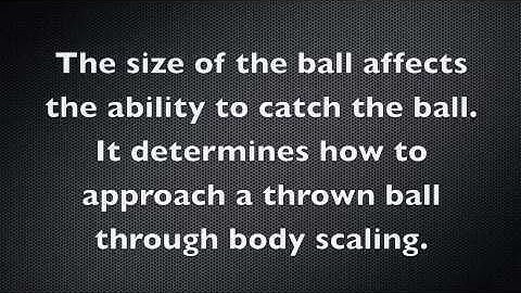 motor development proficient catching