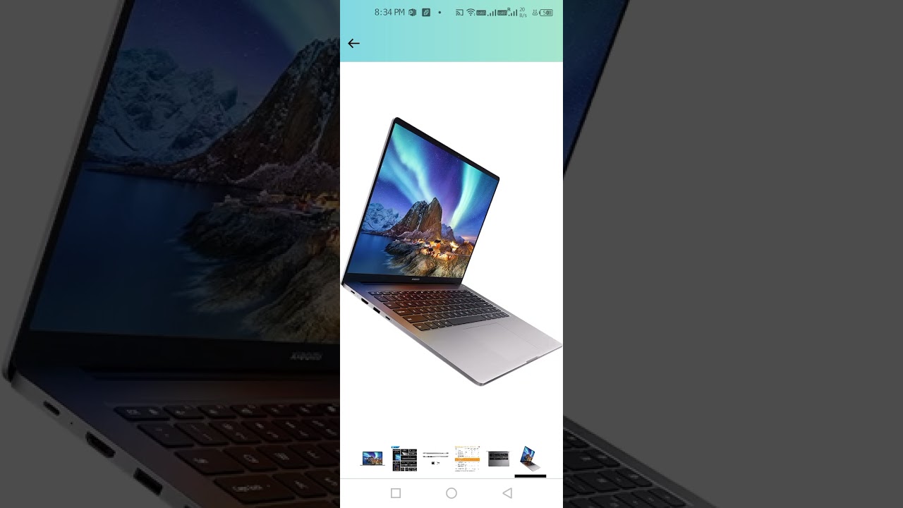 The 12th Gen Laptop With i5  processor Mi Note book ultra