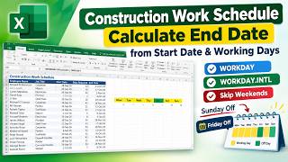 Information Calculate Temporary Worker End Date in Excel | WORKDAY & WORKDAY.INTL Update