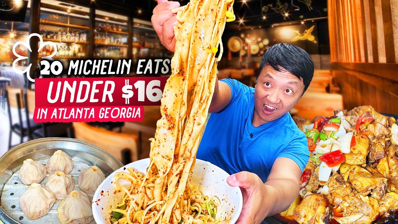 ⁣20 MICHELIN Eats UNDER $16! Michelin CHEAP EATS in Atlanta Georgia