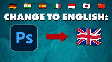 How to change the language of Photoshop to english (2023)