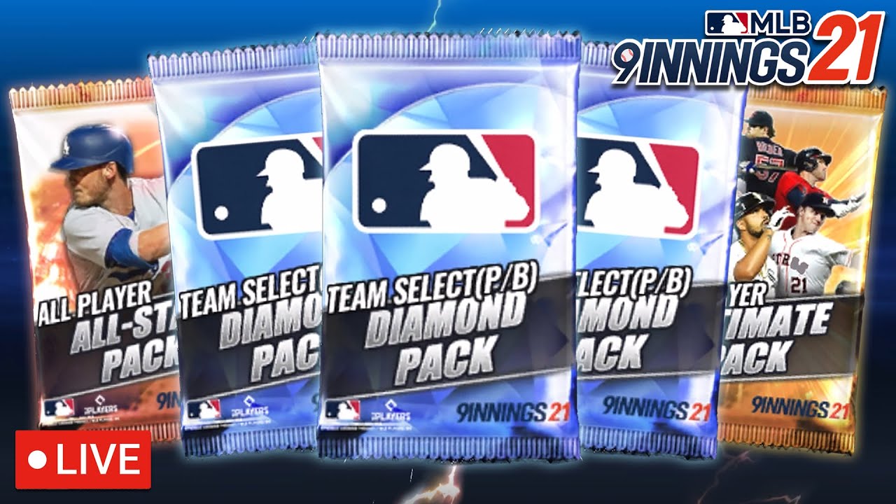🔴LIVE | MLB 9 Innings 21 - Three Team Select Diamond and All-Star Player Pack Opening!