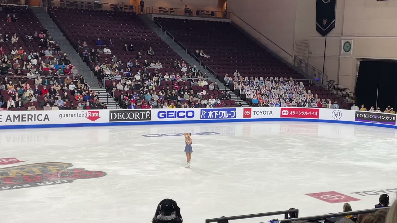 Satoko Miyahara Ladies Short Program Skate America 2021