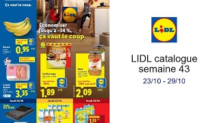 LIDL catalogue semaine 43 23/10 - 29/10