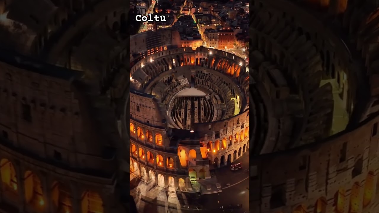 Colosseumul din Roma – Măreția eternă văzută din cer