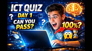 DAY 1: ICT Beginner Quiz 🧠💻 | (Smart Tech Skills Test 🔥📱)