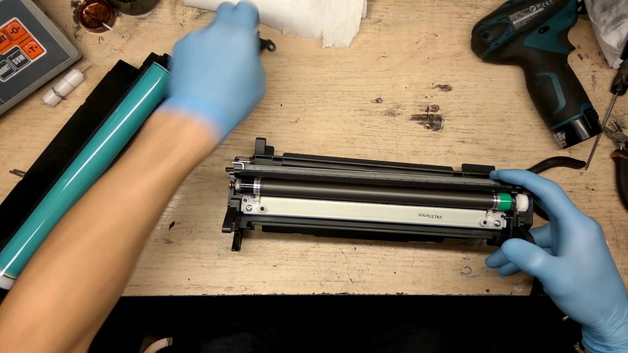 Заправка картриджа HP CE255A/X // Cartridge refill HP CE255A/X