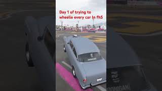 Day 1 of trying to wheelie every car (hoonigan Chevy bel air) #fh5