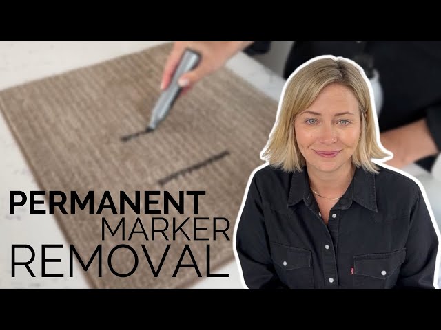 3 Ways to Remove Permanent Marker from your Carpet 