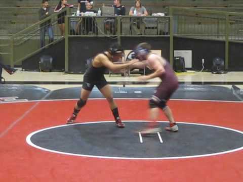 SA vs MSAC Wrestling Duel Meet 2009 - 141 Pounds: Steven Martinez vs David Lowery