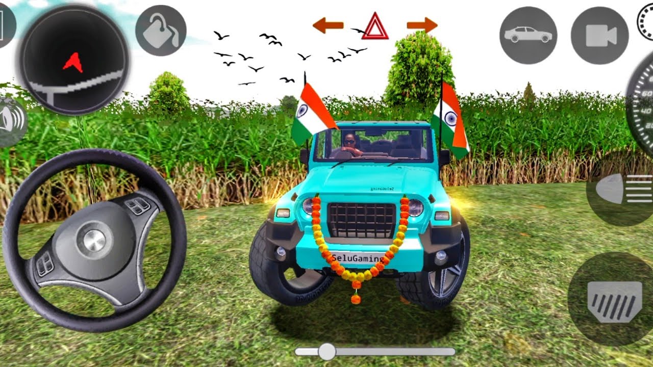 Modified Mahendra Thar Indian Cars Simulator 3D (Gadi Wala Gameplay) Thar Ka Gameplay