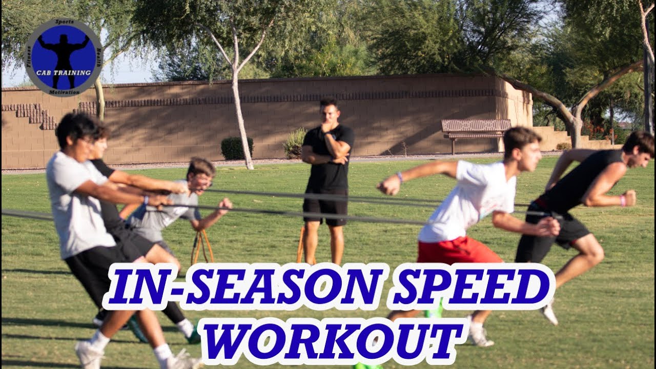 InSeason Speed Workout for Football Speed Training for Football