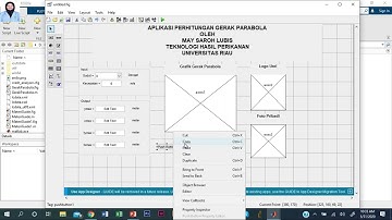 Cara Membuat Aplikasi Untuk Perhitungan Gerak Parabola Dengan GUI Matlab