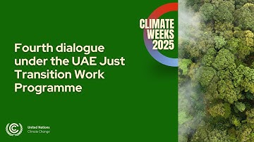 Fourth dialogue under the UAE Just Transition Work Programme - Plenary & Breakout Room 1