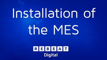 First installation of your Music Enterprise Software (MES)