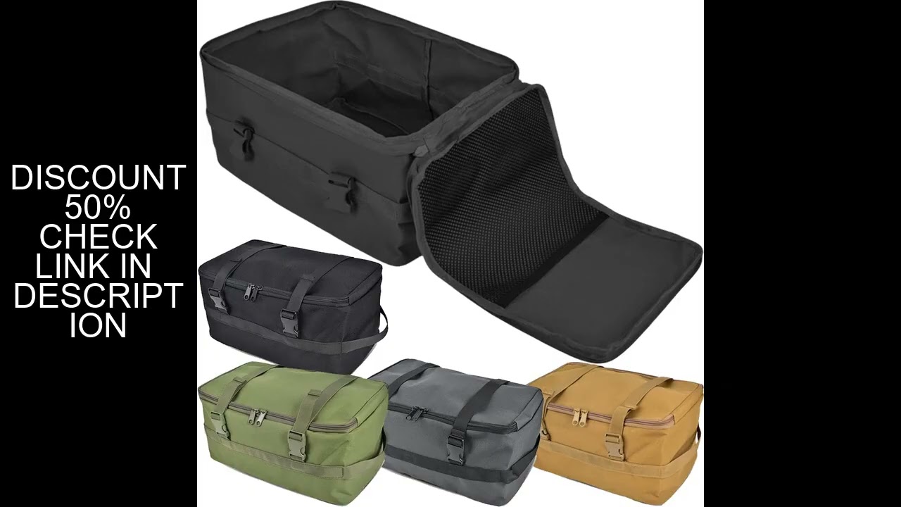 12L Tactical Bag Hunting Storage Bag Utility EDC Organizer Pouch Shooting Range Bag Portable Camping