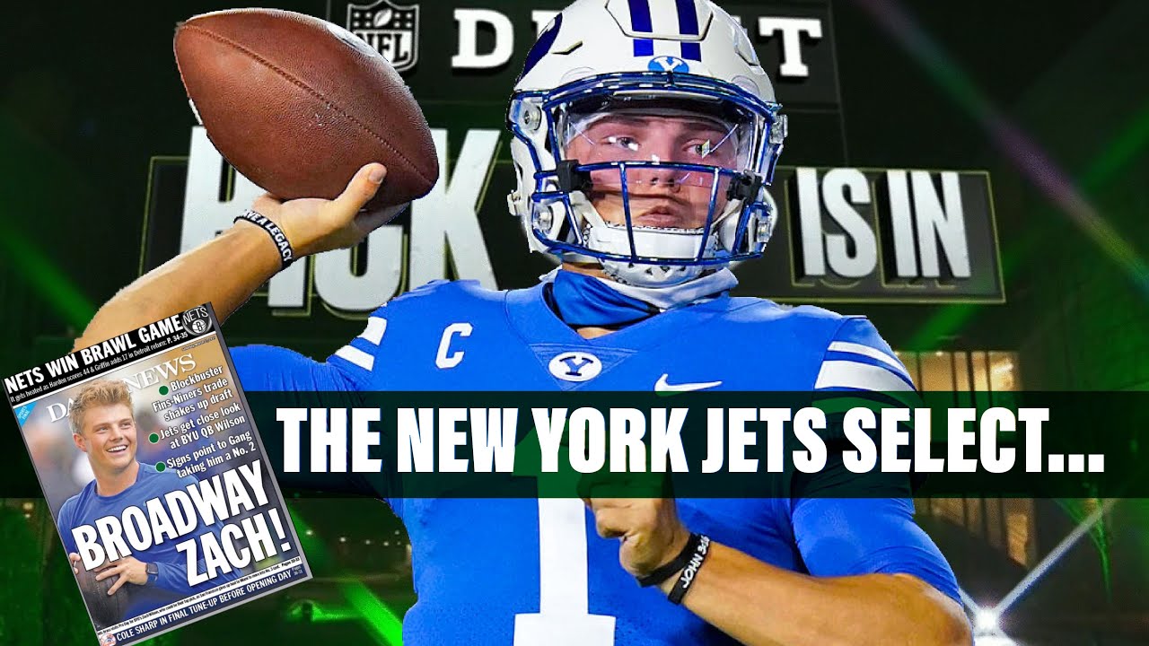 NEW YORK JETS MOCK DRAFT + ZACH WILSON PRO DAY REACTION