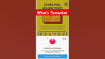 Tomarket Golden Ticket 🍅🎫 #tomarket #goldenticket #toma