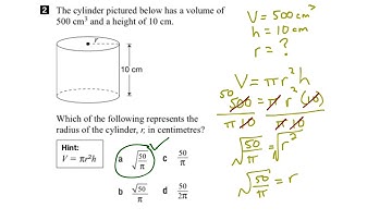 EQAO Grade 9 Academic Math 2017 Question 2 Solution