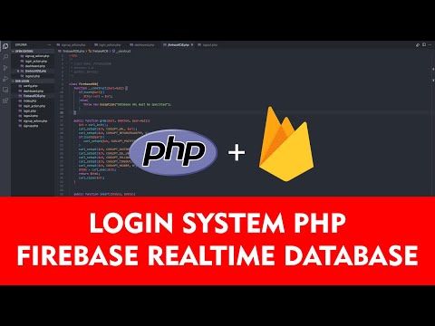 Login System with PHP and Firebase Realtime Database