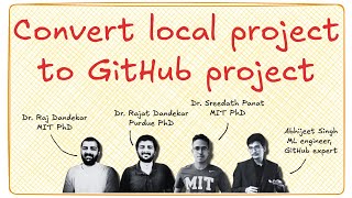 Converting your local project into a Github project [Lecture 7]