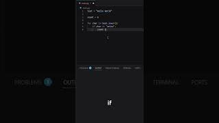 How to Count Vowels in Python 🐍 | Easy Python Program #shorts #learnpython