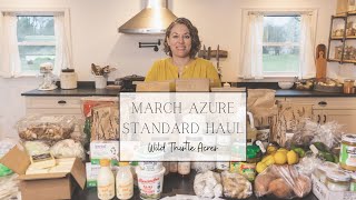 AZURE STANDARD HAUL (March 2022) STOCKING UP on good food at GREAT PRICES