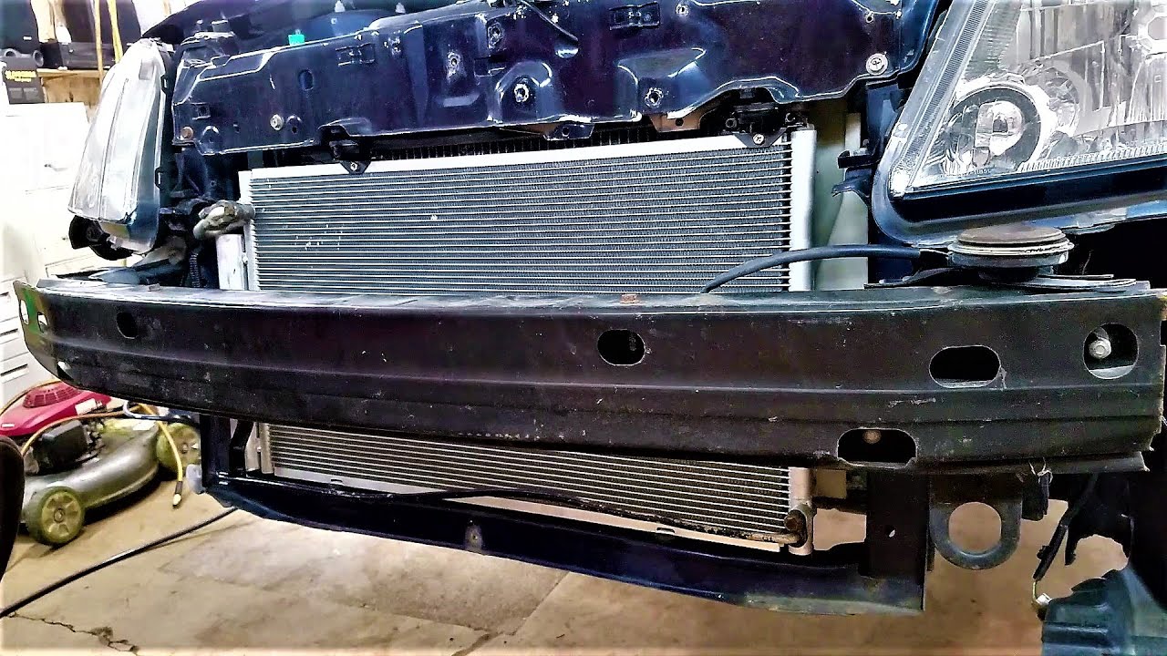2004-2006 Scion XA condenser replacement - YouTube