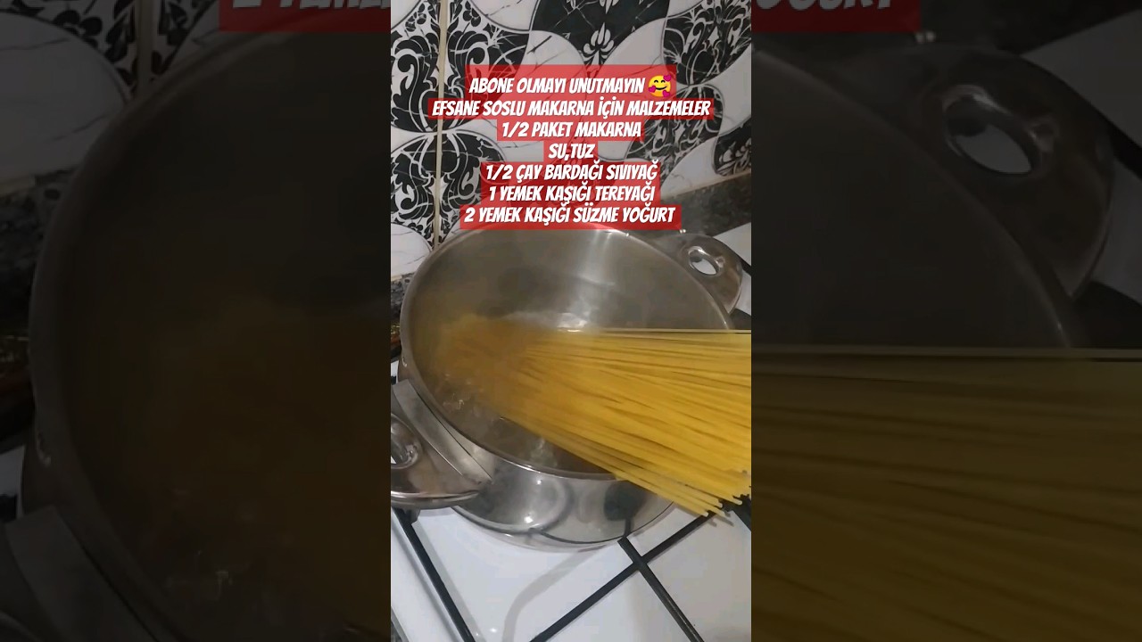 soslu makarna tarifi #keşfet #asmr #asmrsounds #makarnatarifi