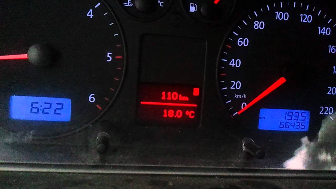 Fuel consumption VW T5 2.5TDI - YouTube