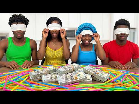 Guess the Color Challenge BLINDFOLDED for Cash!